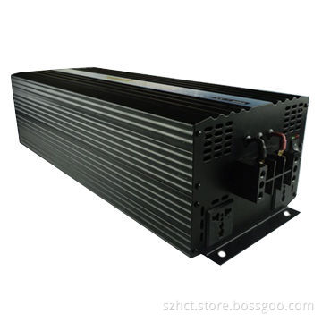 Rated 8000W w/peak output 16000W, pure sine wave power inverter, fast start and soft-start function